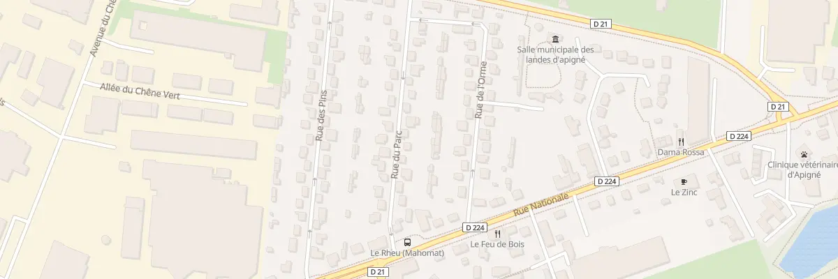 Plan du 14 Rue du Parc au Rheu