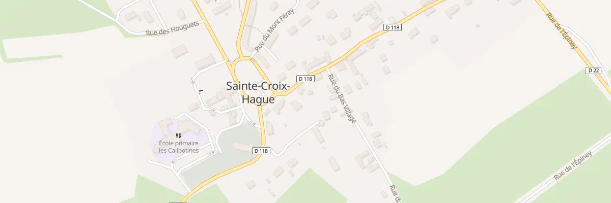 Plan du 14 Rue de l’Eglise de Ste Croix à La Hague
