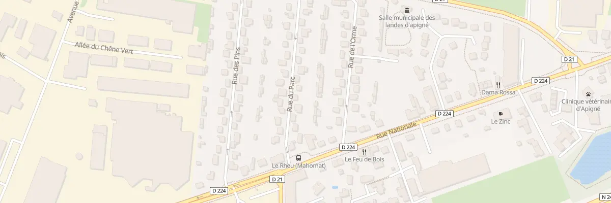 Plan du 10 Rue du Parc au Rheu