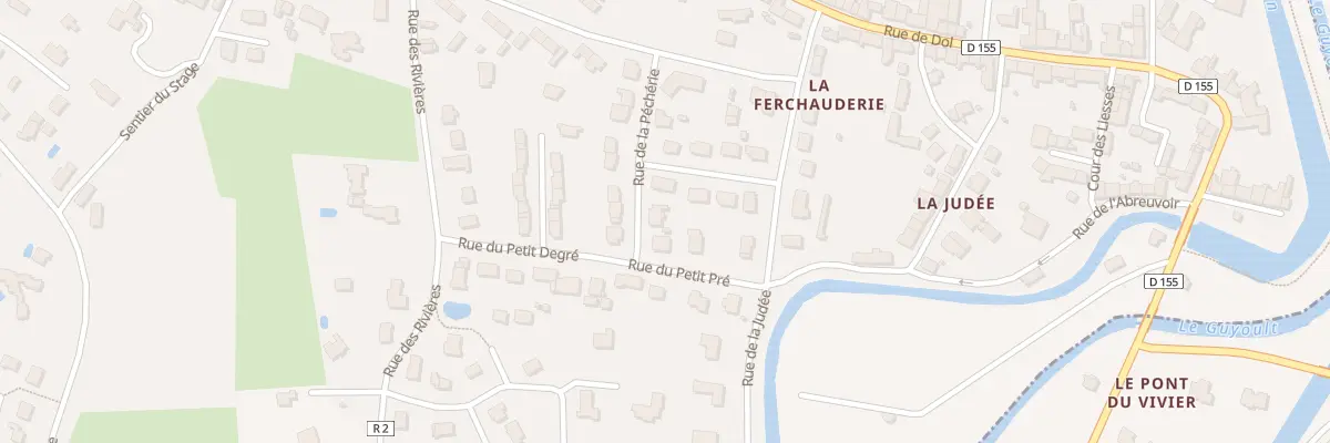 Plan du 4 Rue de la Pêcherie au Vivier-sur-Mer