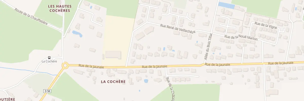 Plan du 86 Rue de la Jaunaie au Pellerin