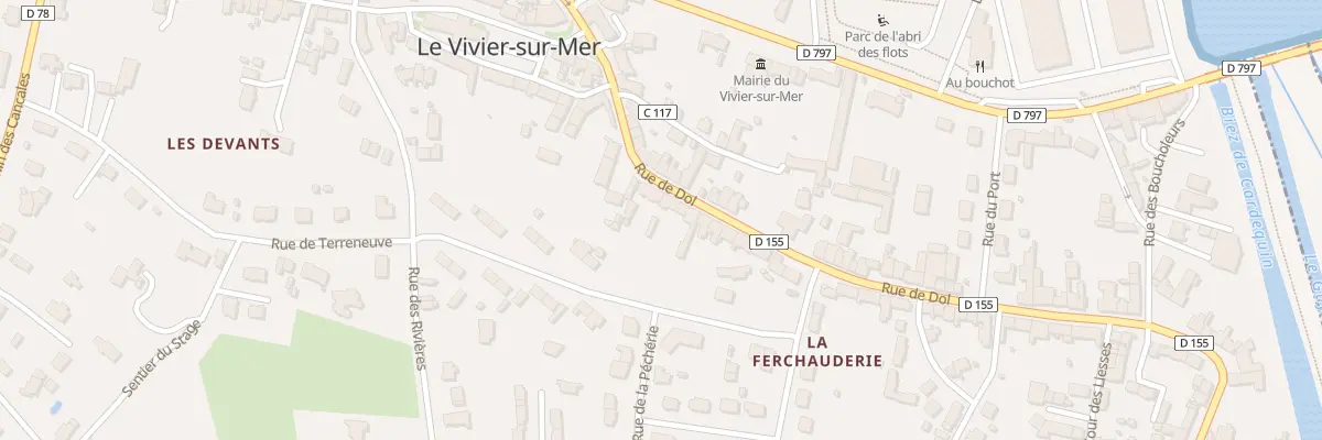 Plan du 7 Rue de Dol au Vivier-sur-Mer
