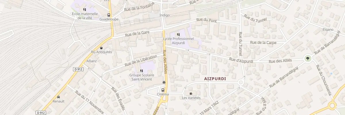 Plan du 9 Av des Allées à Hendaye