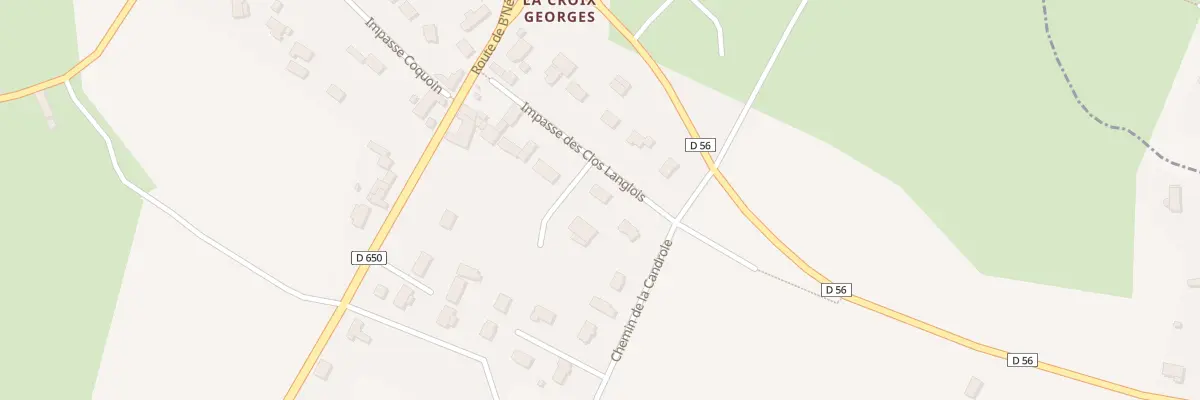 Plan du 10 Rte de Couville à Benoîtville