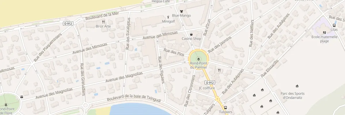 Plan du 2 Av des Magnolias à Hendaye