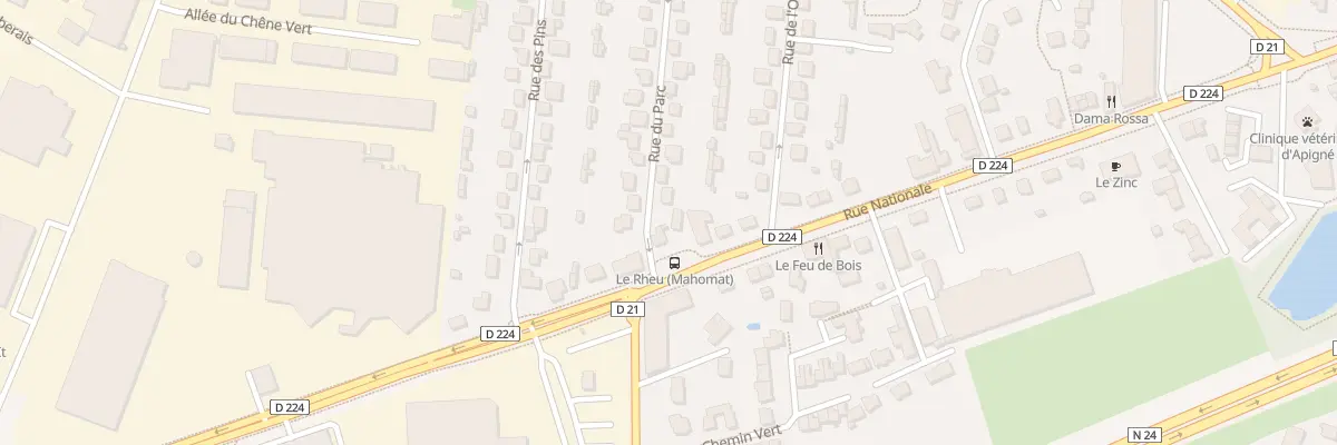 Plan du 2 Rue du Parc au Rheu