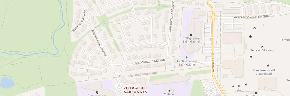 Plan du 8 Rue Paulin de Fréminville à Pacé