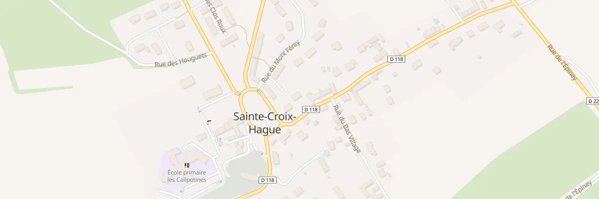 Plan du 19 Rue de l’Eglise de Ste Croix à La Hague