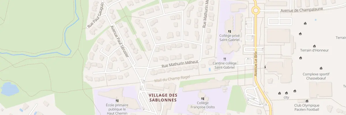Plan du 7 Rue Mathurin Méheut à Pacé