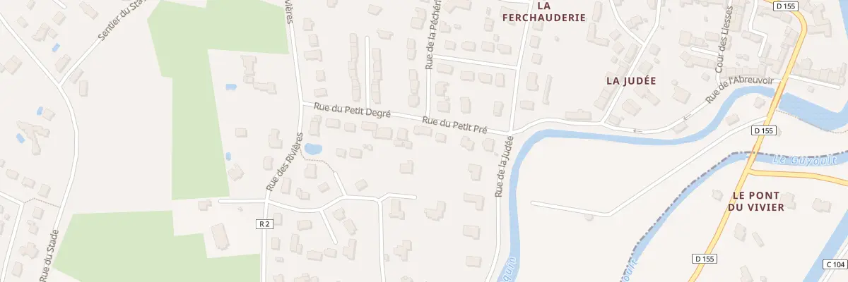Plan du 6 Rue du Petit Pré au Vivier-sur-Mer