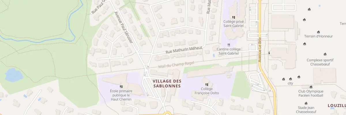 Plan du 10 Rue Mathurin Méheut à Pacé