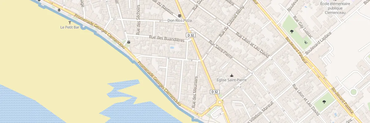 Plan du 9 Rue des Remparts aux Sables-d’Olonne