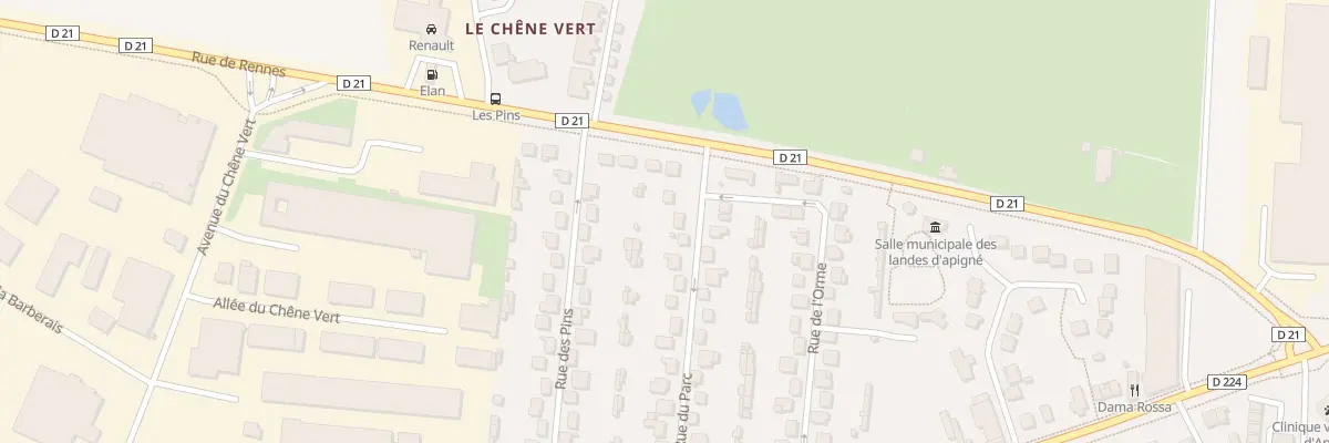 Plan du 29 Rue du Parc au Rheu