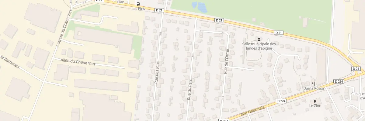 Plan du 21 Rue du Parc au Rheu