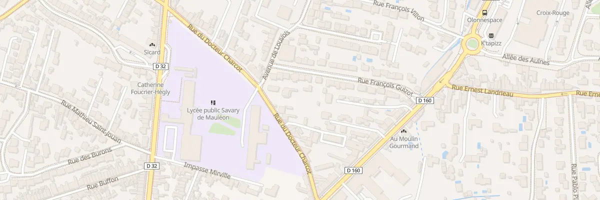 Plan du 30 Rue du Doc Charcot aux Sables-d’Olonne