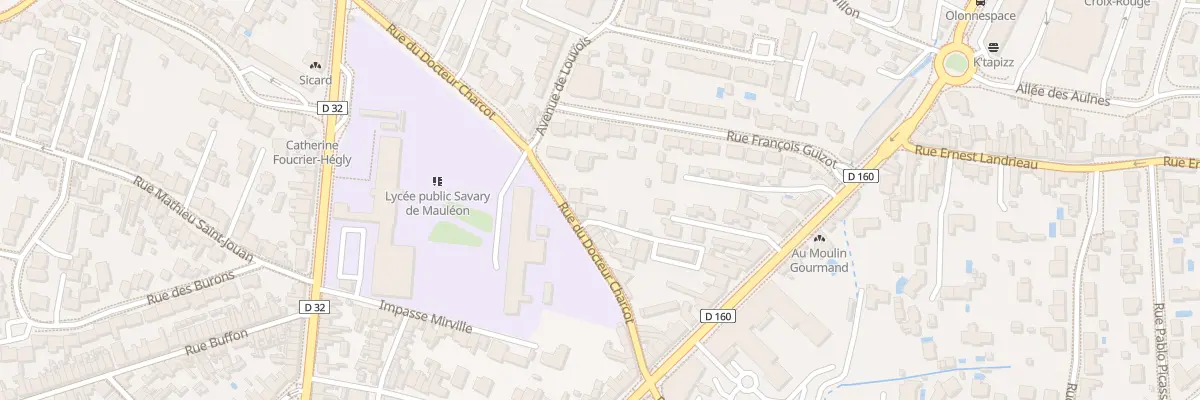 Plan du 28 Rue du Doc Charcot aux Sables-d’Olonne