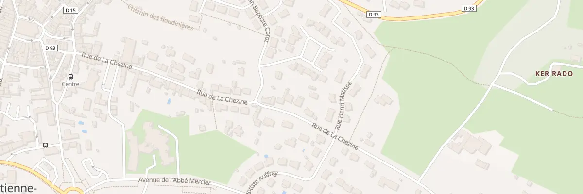 Plan du 53 Rue de la Chézine à Saint-Étienne-de-Montluc