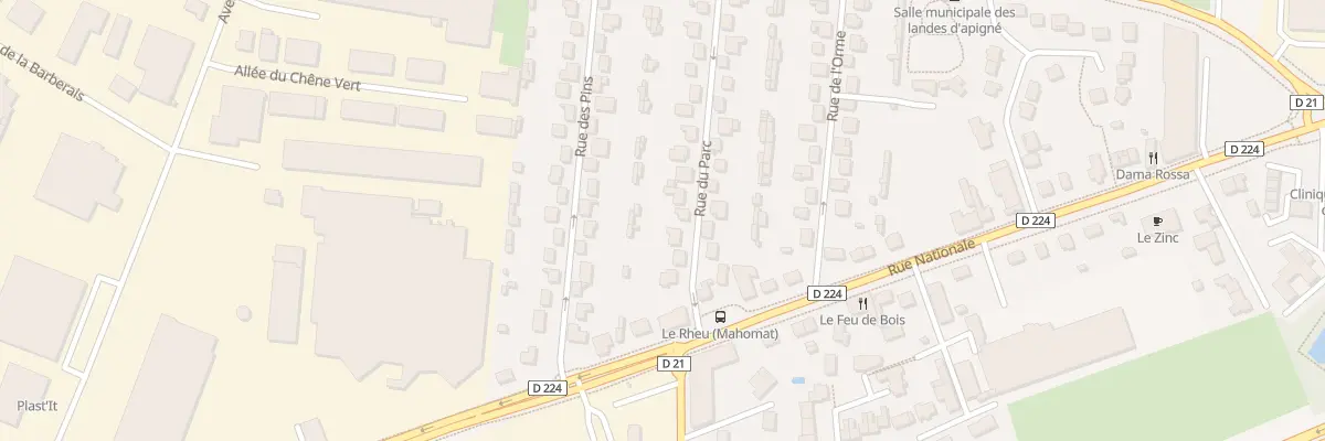 Plan du 7 Rue du Parc au Rheu