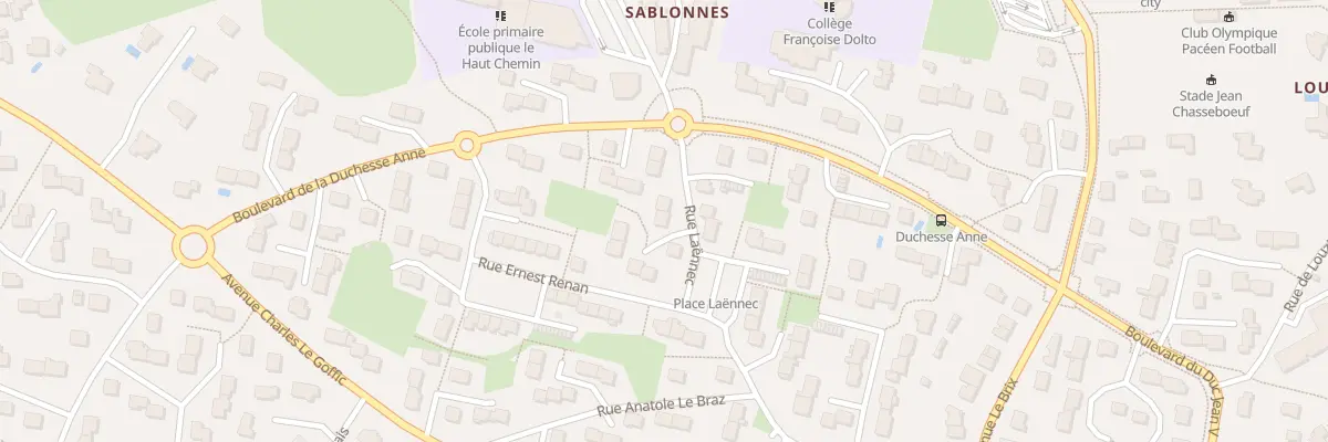 Plan du 33 Rue Laënnec à Pacé