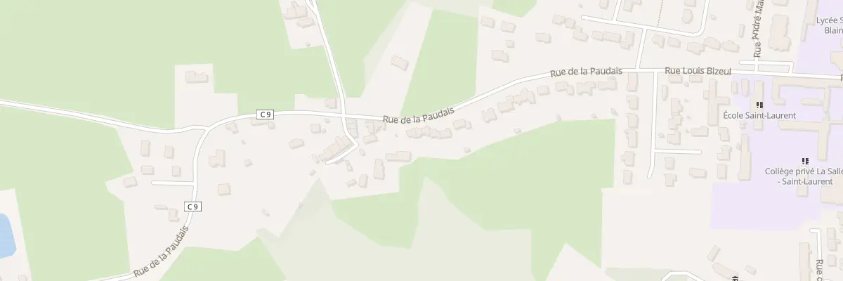 Plan du 24 Rue de la Paudais à Blain