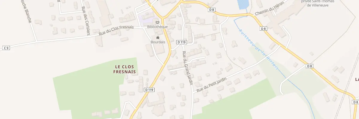 Plan du 4 Imp des Petites Cours à Baguer-Morvan