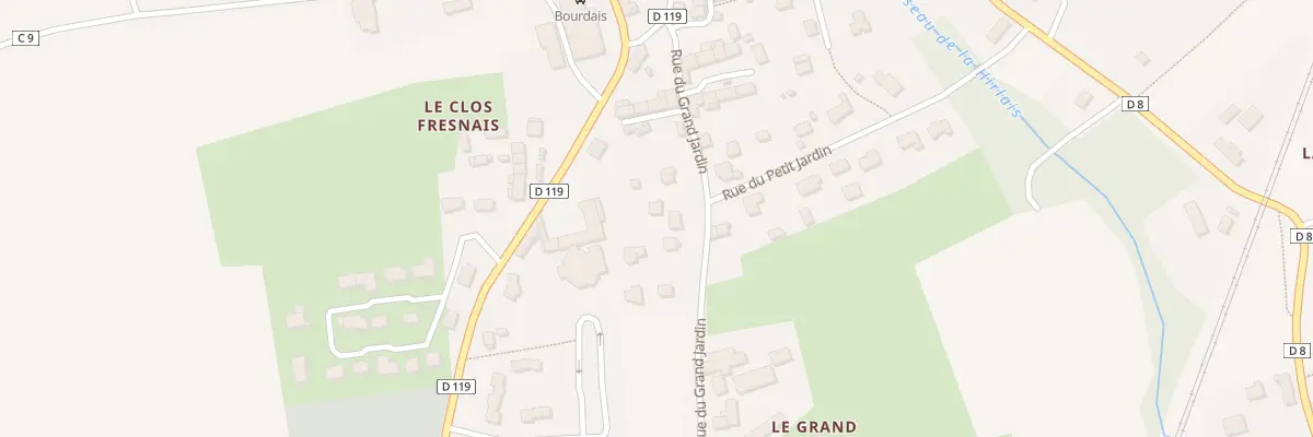 Plan du 2C Rue du Grand Jardin à Baguer-Morvan