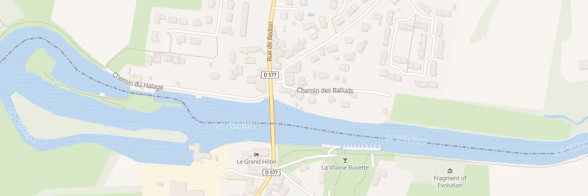 Plan du 4 Che des Balluds à Bruz