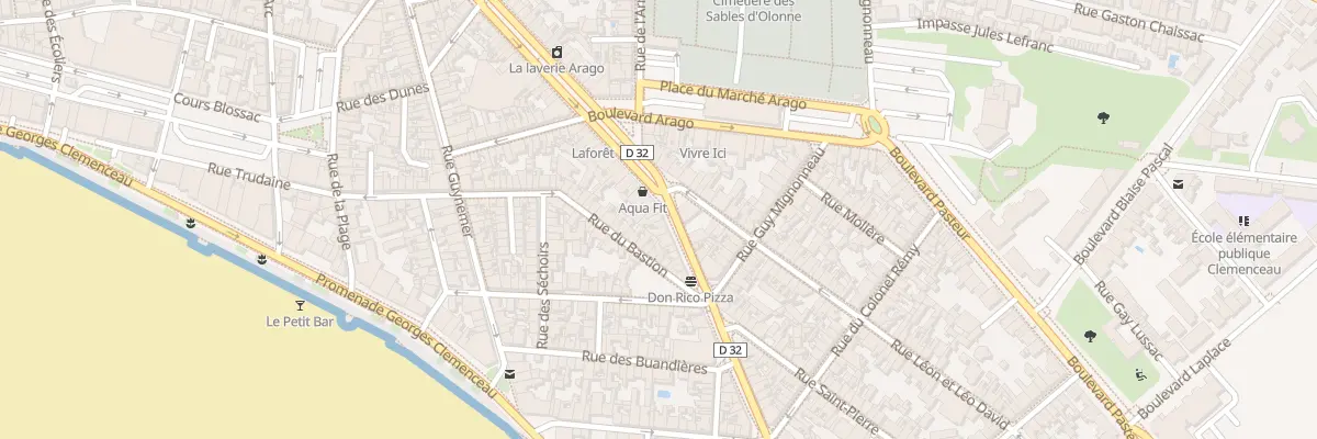 Plan du 53 Bd de Castelnau aux Sables-d’Olonne