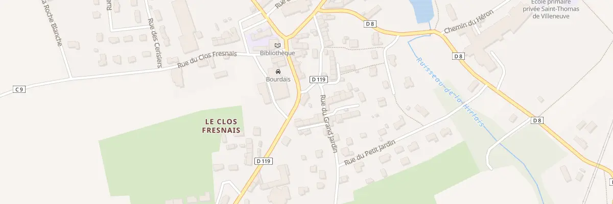Plan du 7 Rue du Général de Gaulle à Baguer-Morvan