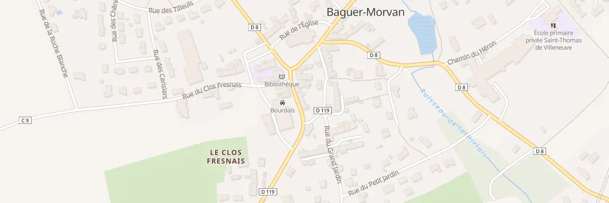 Plan du 5 Rue du Général de Gaulle à Baguer-Morvan