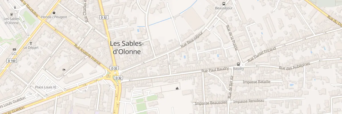 Plan du 10 Rue Alsace Lorraine aux Sables-d’Olonne