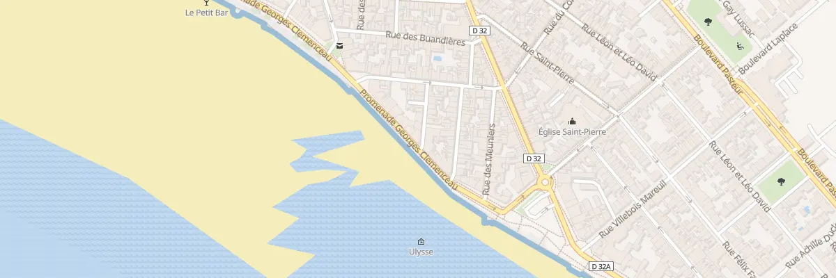 Plan du 13 Prom G Clemenceau - Les Sables aux Sables-d’Olonne