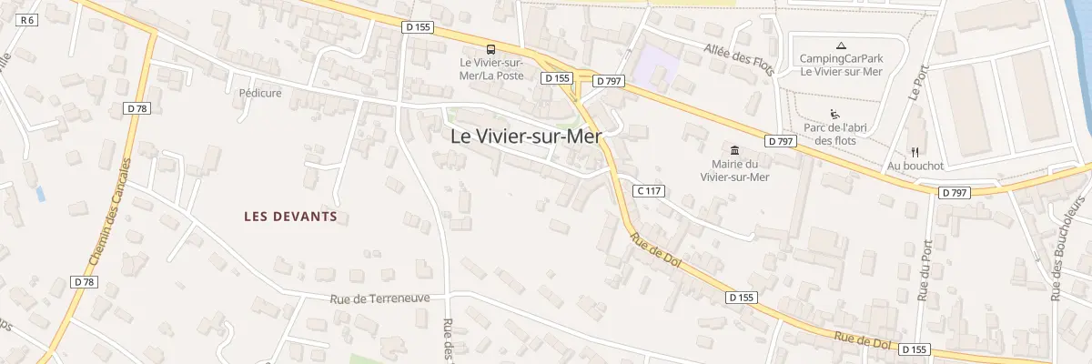 Plan du 26 Pl de l’Eglise au Vivier-sur-Mer