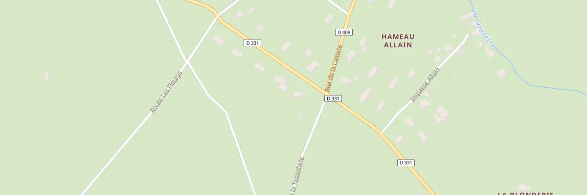 Plan du 1 La Croix Coquet à Benoîtville