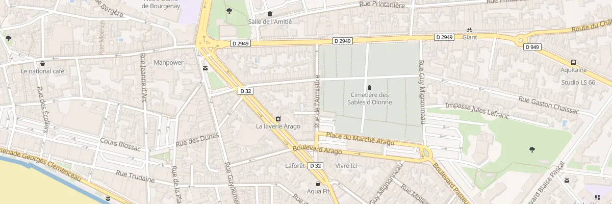 Plan du 17 Rue de l’Armistice aux Sables-d’Olonne