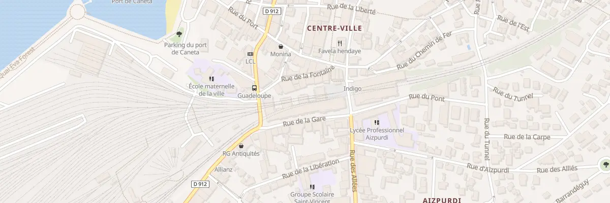 Plan du 25 Rue de l’église à Hendaye