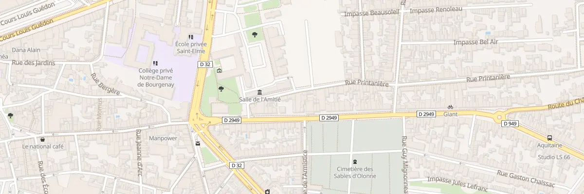 Plan du 129 Rue Printanière aux Sables-d’Olonne