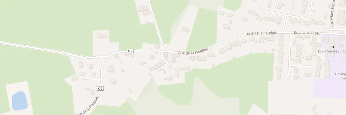 Plan du 34 Rue de la Paudais à Blain