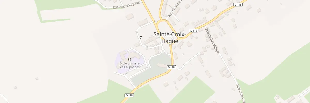 Plan du 1 Rue de l’Eglise de Ste Croix à La Hague