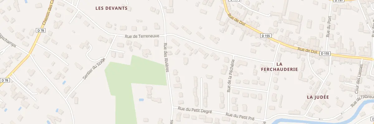 Plan du 8 Rue des Rivières au Vivier-sur-Mer