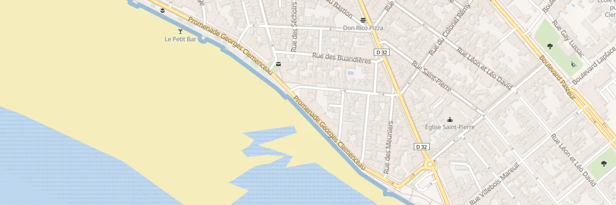 Plan du 20 Prom G Clemenceau - Les Sables aux Sables-d’Olonne