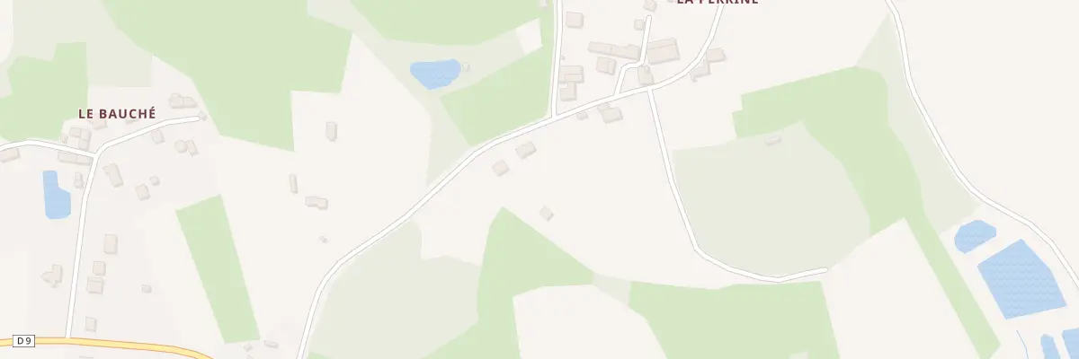 Plan du 5273 La Perrine à Bonnemain