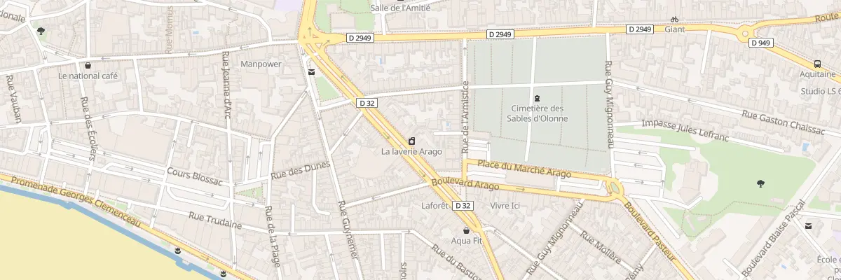 Plan du 80 Bd de Castelnau aux Sables-d’Olonne