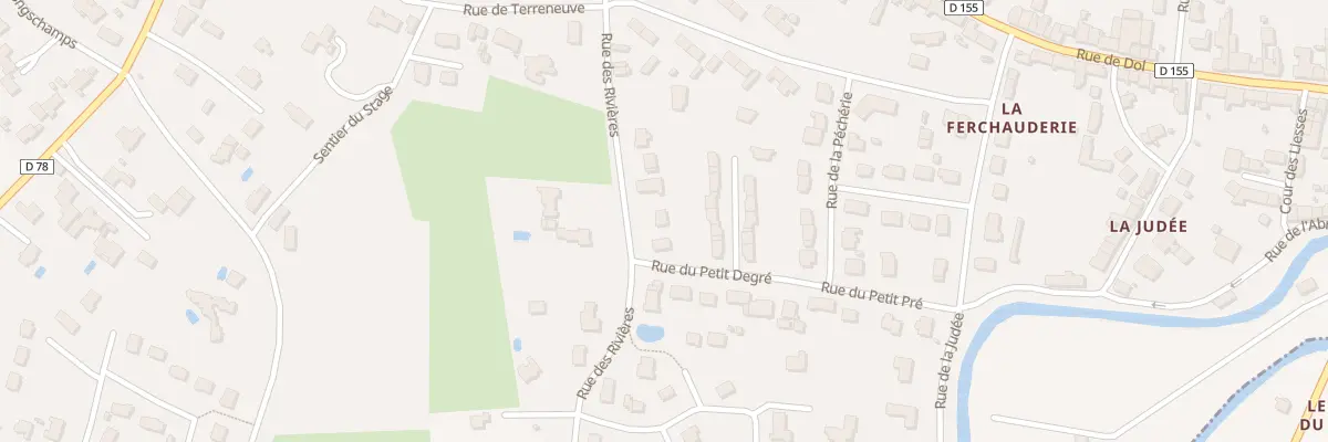 Plan du 14 Rue des Rivières au Vivier-sur-Mer