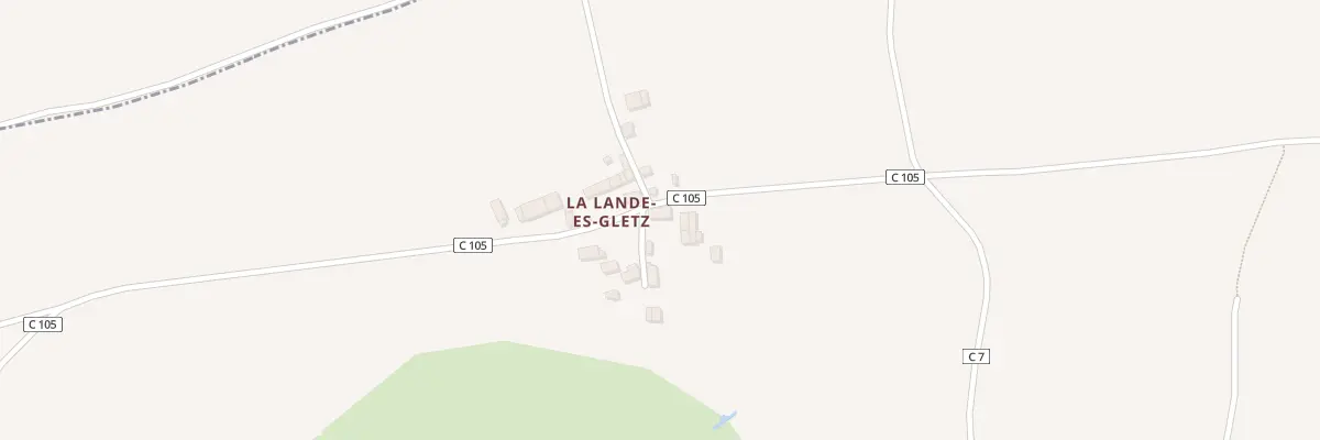 Plan du 6047 La Lande Es Gletz à Hédé-Bazouges