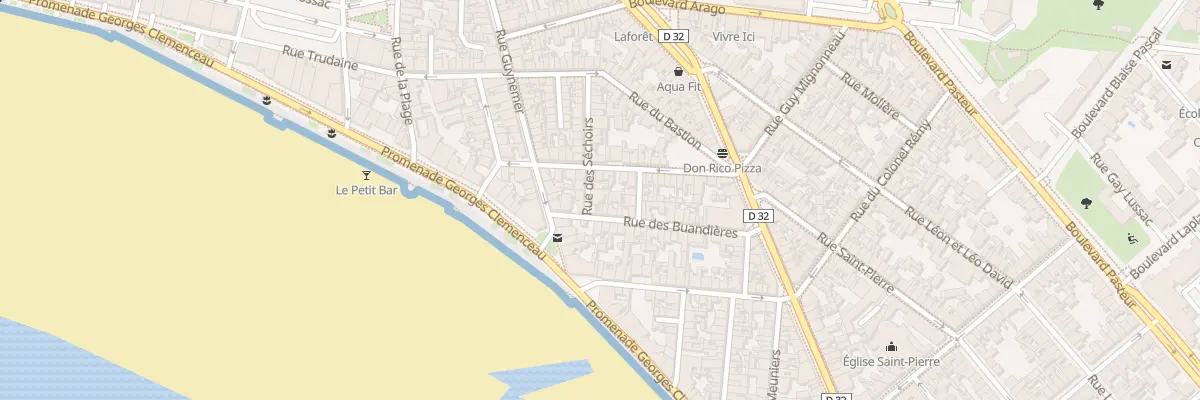 Plan du 6 Rue des Séchoirs aux Sables-d’Olonne