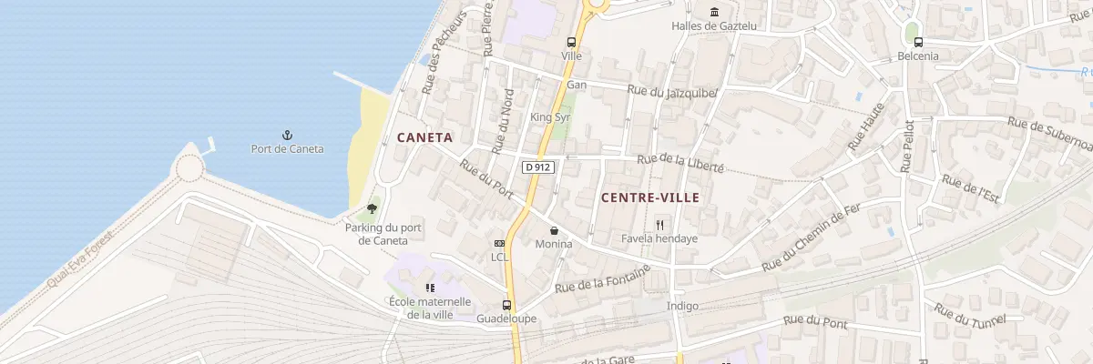 Plan du 11 Bd du Général de Gaulle à Hendaye