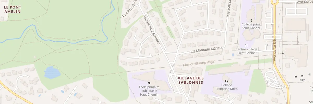Plan du 9 Rue Ollivier Perrin à Pacé