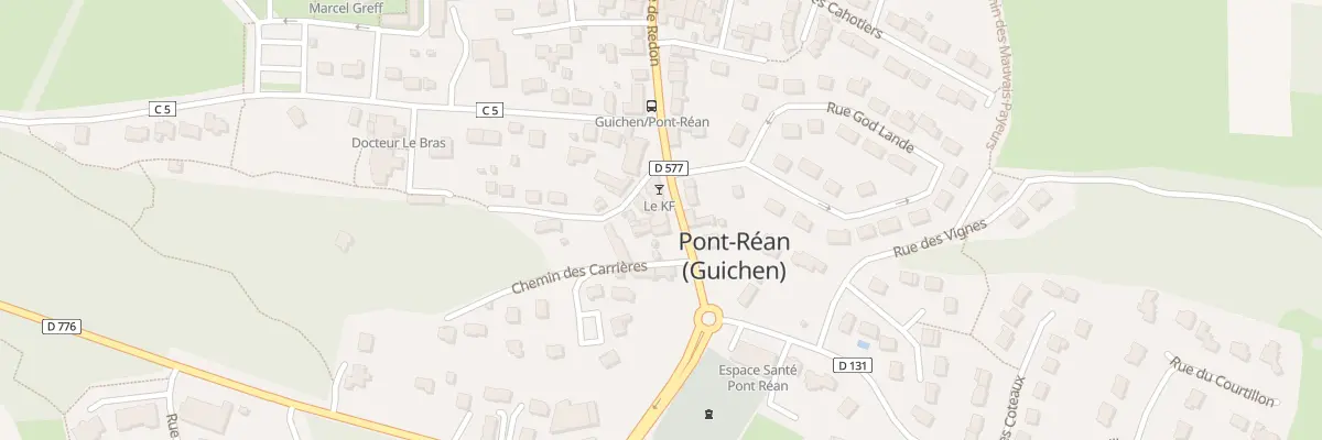 Plan du 14 Rue de Redon à Guichen