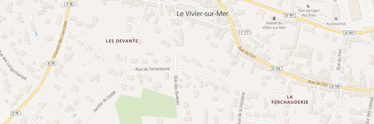 Plan du 3 Rue des Trois Rois au Vivier-sur-Mer
